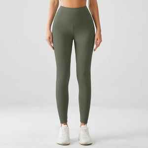 Lady Full Length Soft Cotton Spandex <b>Leggings</b> Low Waist Solid Fitted <b>Leggings</b> Elastic Cotton <b>Leggings</b> for Women - Product Image 2