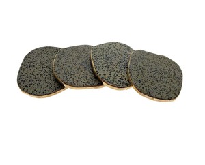 Posavasos de jaspe dálmata de alta calidad, posavasos de piedra Natural hechos a mano, posavasos tallados de Feng Shui, regalo curativo de piedra Natural - Product Image 5