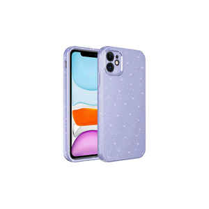 Funda de Silicona con Brillantina de Lujo para iPhone 12 con Protección de Cámara, Funda Móvil Premium de la Marca Netzy, Embalaje Minorista - Product Image 1