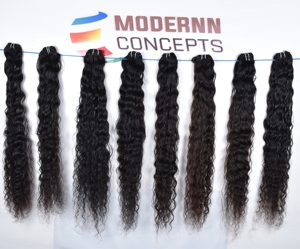 ผมมนุษย์มัดผมคนแบบหยิกหยักศกทำจากผมมนุษย์ผมธรรมชาติแท้ไม่ผ่านกระบวนการ - Product Image 2