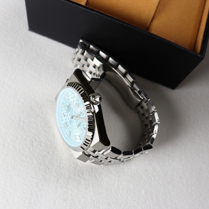 Cross Border Hot Model Luxury Stainless Steel Water Resistant Luminous 18mm Pointer Power Reserve 40 Hour <b>Men</b> <b>Mechanical</b> <b>Watch</b> - Product Image 2