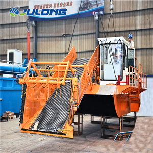 पूर्ण जलीय खरपतवार हार्वेस्टर कस्टम लोगो जलमार्ग सफाई मशीन उन्नत खरपतवार कटाई प्रौद्योगिकी के साथ - Product Image 2