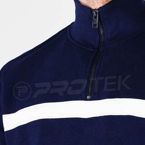 Automne Fitness vêtements de sport hommes Gym survêtement Logo personnalisé grande taille fermeture éclair avant pour Jogging entraînement entraînement dernière mode - Product Image 6