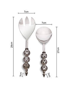 Kitchen Utensil Stainless Steel Skimmer Slotted <b>Spoon</b> <b>Spaghetti</b> Server With Beautiful Handle Kitchen Utensils Salad Server Sets - Product Image 5