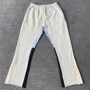Custom High Quality 100% Cotton Spray <b>Paint</b> Jogger Men Street Wear Cool Hip-Hop Raw Edge Flared Sweatpants - Product Image 1