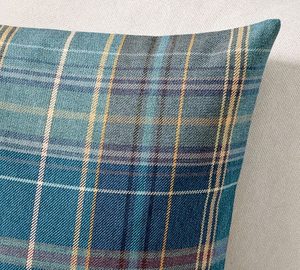 Housse de coussin carrée rayée Woodrow, moderne, tissée, pour la maison et l'hôtel - Product Image 3