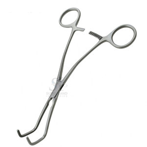 Pinces chirurgicales manuelles réutilisables en acier inoxydable avec finition lisse, certifiées CE, service OEM pour instruments médicaux - Product Image 2
