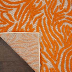 พรมนูริซัน อะโลฮ่า 2'8 x 4' สีส้ม สไตล์ร่วมสมัย - Product Image 2