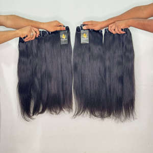 Cheveux Cambodgiens Bruts, Non Traités, Fournisseur de Cheveux Indiens Bruts de Temple, Extensions de Cheveux Humains Alignés dans le Sens de la Cuticule en Paquets - Product Image 2