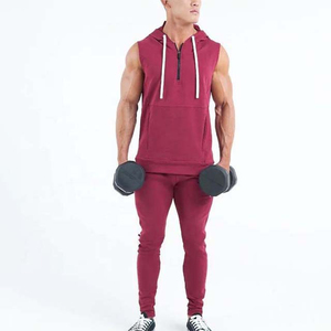 <b>Men's</b> Casual Hooded Tank Tops Solid Color Sports Sleeveless <b>Vest</b> Workout Gym T-shirt Top Hoodie Zipper Breathable Plus Size 2025 - Product Image 3
