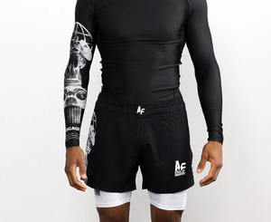 Athlefit logotipo personalizado BJJ entrenamiento No Gi uniforme activo MMA artes marciales desgaste en colores personalizados - Product Image 6