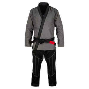 BJJ Brazilian Jiu Jitsu Kimono Gi para niños Tela de algodón preencogida con cinturón gratis MMA Martial Arts Wear Set Style - Product Image 2