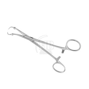Pince à serviette de laboratoire Roeder en acier inoxydable, manuelle, réutilisable, instrument chirurgical pour cliniques et établissements de santé - Product Image 4