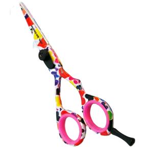 Tijeras de peluquero para cortar el cabello, Etiqueta Privada, tijeras de peluquero de acero 440C y juego de tijeras para peluquería, multicolor - Product Image 1