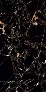 กระเบื้องพอร์โทโรสีดำเคลือบเงาขนาด600x1200มม. พื้นพอร์ซเลนขัดเงา - Product Image 2