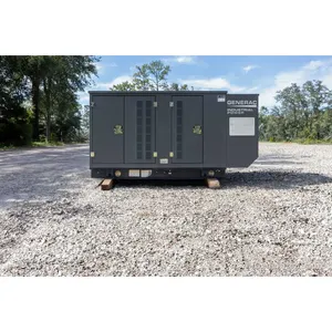 Groupe électrogène industriel au propane liquide triphasé de 35 kW, démarrage automatique, sortie 120/208 V, résistant aux intempéries, pour usage commercial de secours - Product Image 2