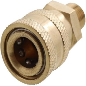 Pump Pressure <b>Washer</b> 1/4 Inch Male NPT-M Quick Connect Coupler 5000 Psi - Product Image 1