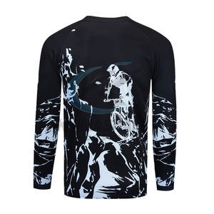 Jersey de Motocross de Invierno Estilo Profesional con Material Transpirable de Poliéster/Nylon de Secado Rápido para Pilotos - Product Image 2