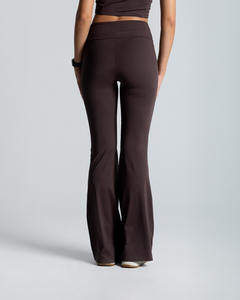 Custom Wholesale Women <b>Sports</b> <b>Bra</b> & Flare Leggings Set High Waist Tummy Control Yoga & Fitness Activewear - Product Image 5