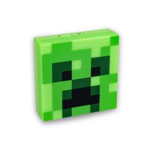 Luz LED de Ambiente con Diseño de Creeper de Minecraft, Lámpara Nocturna Cuadrada de ABS y Silicona con Control Táctil y Remoto para Dormitorio y Hogar - Product Image 4