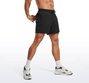 Alta calidad verano básico deporte secado rápido 100% poliéster gimnasio pantalones cortos secado rápido algodón Fitness entrenamiento ropa deportiva pantalones cortos - Product Image 3