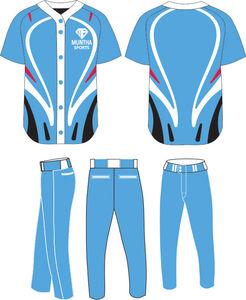 Ensemble d'uniformes de baseball respirants et à séchage rapide, design personnalisé, nouveau style, pour hommes, tenue d'équipe, dernier design - Product Image 1