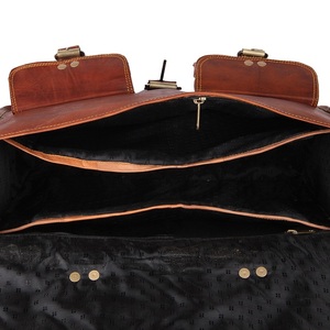 Nouveaux sacs de selle en cuir véritable sac de moto pochette en cuir marron sacoche de selle pochette à outils de moto sac en cuir de selle - Product Image 6