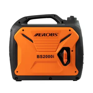 AEROBS Factory 1.6KW CE Portable Power Petrol Gasoline Generators Inverter with Stocks