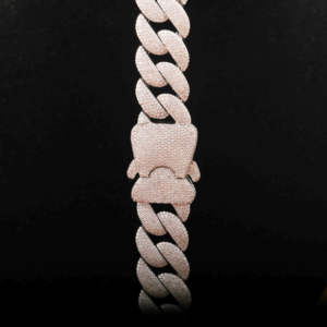 Collier exclusif en diamant Moissanite Chaîne ronde audacieuse pour les événements de la haute société et les rassemblements d'élite - Product Image 6