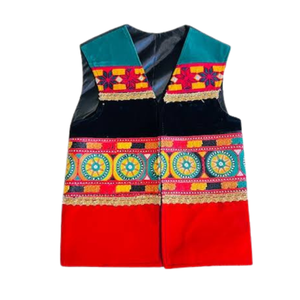 Gilets pour hommes traditionnels tribaux afghans Nouveau design Brodé Manteau de taille plus pour hommes Ethnique Indien Gilets et gilets pour hommes - Product Image 4