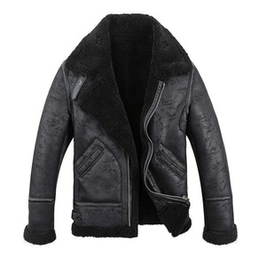 Veste en cuir vintage décontractée de conception personnalisée OEM pour hommes style extérieur moto veste en cuir PU pour hommes - Product Image 5
