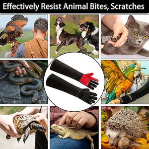 ถุงมือเชื่อมหนังวัวแบบแยกพร้อมโลโก้ตามสั่งถุงมือบาร์บีคิวทนความร้อนทนทานสำหรับงานหนักปลอดภัยก่อน! - Product Image 6