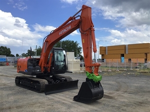 Hitachi ZX130-5A 13 tonnes seconde main moyenne pelle hydraulique sur chenilles avec moteur Isuzu pelles d'occasion bon marché à vendre - Product Image 2