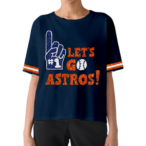 T-shirts en coton coupe confortable pour femmes T-shirts brodés à paillettes personnalisés pour le jour du match Équipe célèbre Tendance en stock pour adultes en gros - Product Image 3