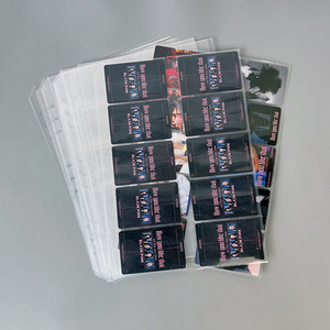 A4 Loose-Leaf máy tính xách tay phù hợp với 2/3/4/9 Vòng chất kết dính 9 lỗ trong suốt bên trong lõi túi nhựa PP kinh doanh thẻ Túi Polaroid - Product Image 1