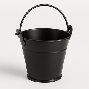 Venta al por mayor de acero inoxidable gris plateado Mini Cubo de servir manijas | Catering de lujo y vajilla de Fiesta | Suministro a granel - Product Image 1