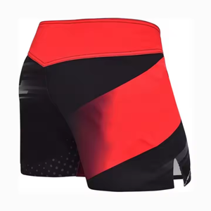 กางเกงขาสั้นผ้าโพลีเอสเตอร์ UFC แบบปรับแต่งได้สำหรับผู้ใหญ่เสื้อมีโลโก้ผลิตตาม100% - Product Image 2