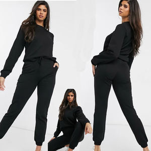 Top y pantalones con estampado de logotipo personalizado para mujer, chándal de moda, conjunto de dos piezas, trajes para trotar - Product Image 6