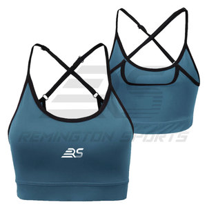 Women Mesh Breathable Sports Bra Top Fitness High Impact <b>Pad</b> <b>Running</b> Gym Yoga Bra | New Arrival Wholesale Women's Sports Bra - Product Image 3