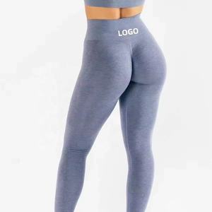 Nuevo estilo de poliéster estirable Fitness Wear mujeres Legging / Fitness gimnasio deporte correr Yoga mallas de cintura alta para mujeres - Product Image 3