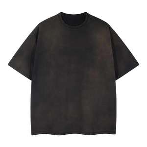 Camiseta Extra Grande para Hombre con Estampado Personalizado al por Mayor, Hombros Caídos y Algodón Grueso, Talla Grande - Product Image 6