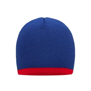 Customizable Contrasting Border <b>Beanie</b> Cap for Promotional Hoodies & Sweatshirts - Product Image 4