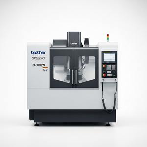 Centre d'usinage CNC vertical Brother SPEEDIO R450X2N, conception compacte, précision et fiabilité élevées, système à double palette à grande vitesse, automobile, mono - Product Image 3