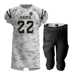 Uniforme de Fútbol Americano de Manga Corta Transpirable de Último Diseño y Estilo Nuevo, Calidad Premium, Color Personalizado - Product Image 1