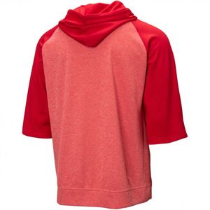 Prince Industry Vente en gros Impression de logo personnalisé Manches raglan 2 fils Veste de frappe de baseball en polaire pour hommes - Product Image 2