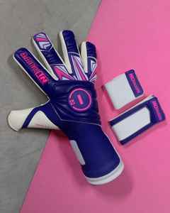 Guantes de portero de cuero Premium de alta calidad personalizables ajuste personalizado al por mayor agarre de látex de fútbol impermeable dedo completo - Product Image 5