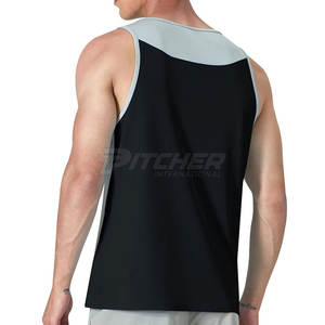 Camiseta sin Mangas para Hombre Talla Grande, Tejida, Ligera, Transpirable, 100% Algodón, Ropa Deportiva Urbana, Nueva Llegada, Gran Venta - Product Image 2