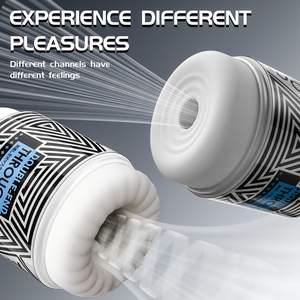 हॉट-सेलिंग डबल सिर वाले पुरुष ग्लान्स उत्तेजक मास्टेबेटर मिनी पोर्टेबल वाटरप्रूफ सिमुलेशन हस्तमैथुन कप - Product Image 5