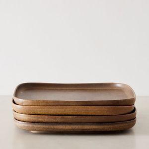 BEST-VENTA DE FÁBRICA AL POR MAYOR PERSONALIZADO NUEVO Rectangular Acacia Bandejas DE SERVICIO DE MADERA Decorado Bandeja de servicio de madera - Product Image 1