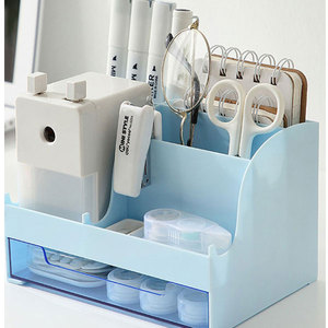 Organizzatore Desktop multifunzionale per la casa della scuola dell'ufficio-portapenne e deposito cosmetico - Product Image 3